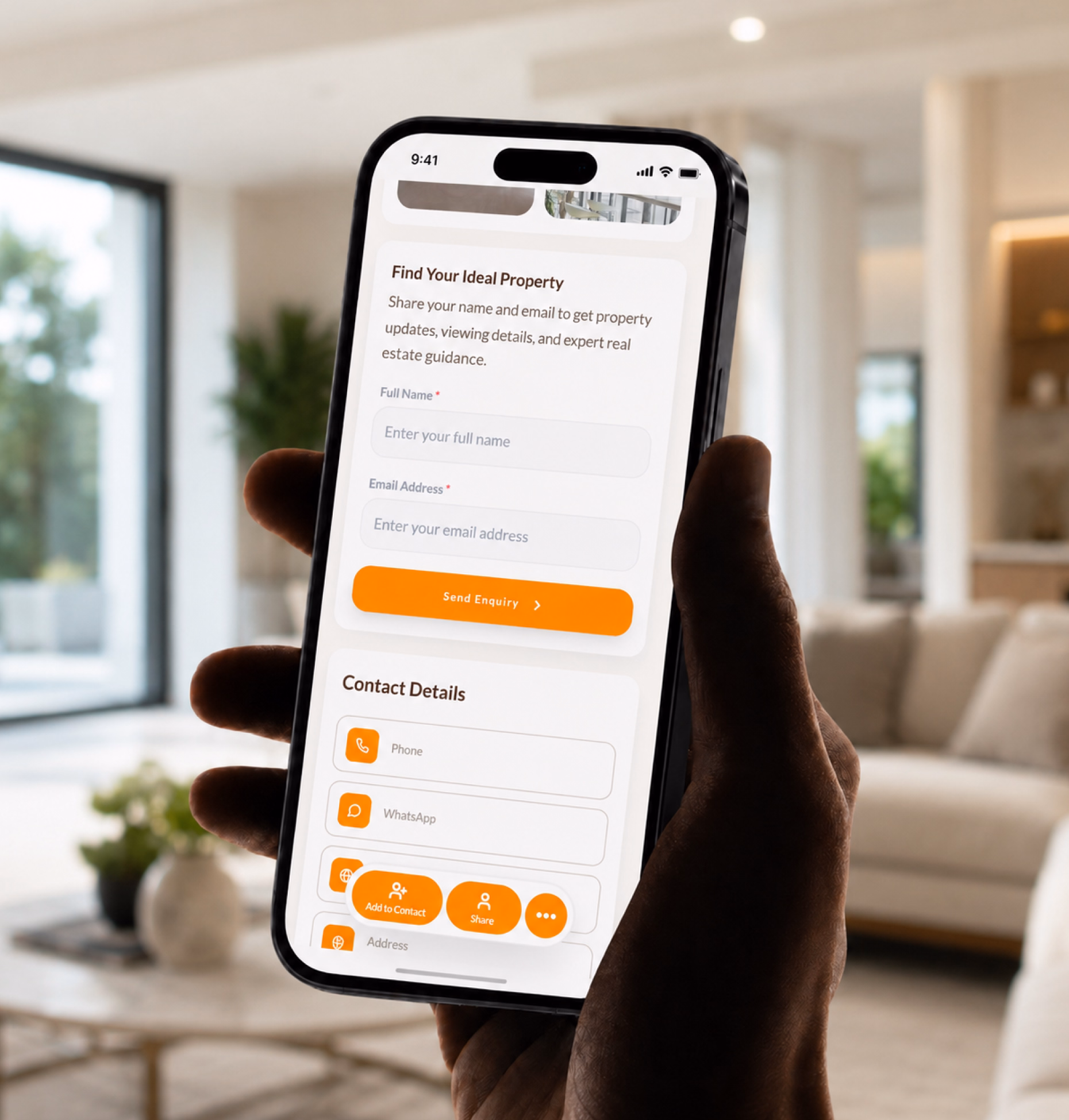 Lead capture form preview for freight quote requests