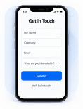 Built-in lead generation form
