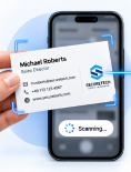 AI business card scanner