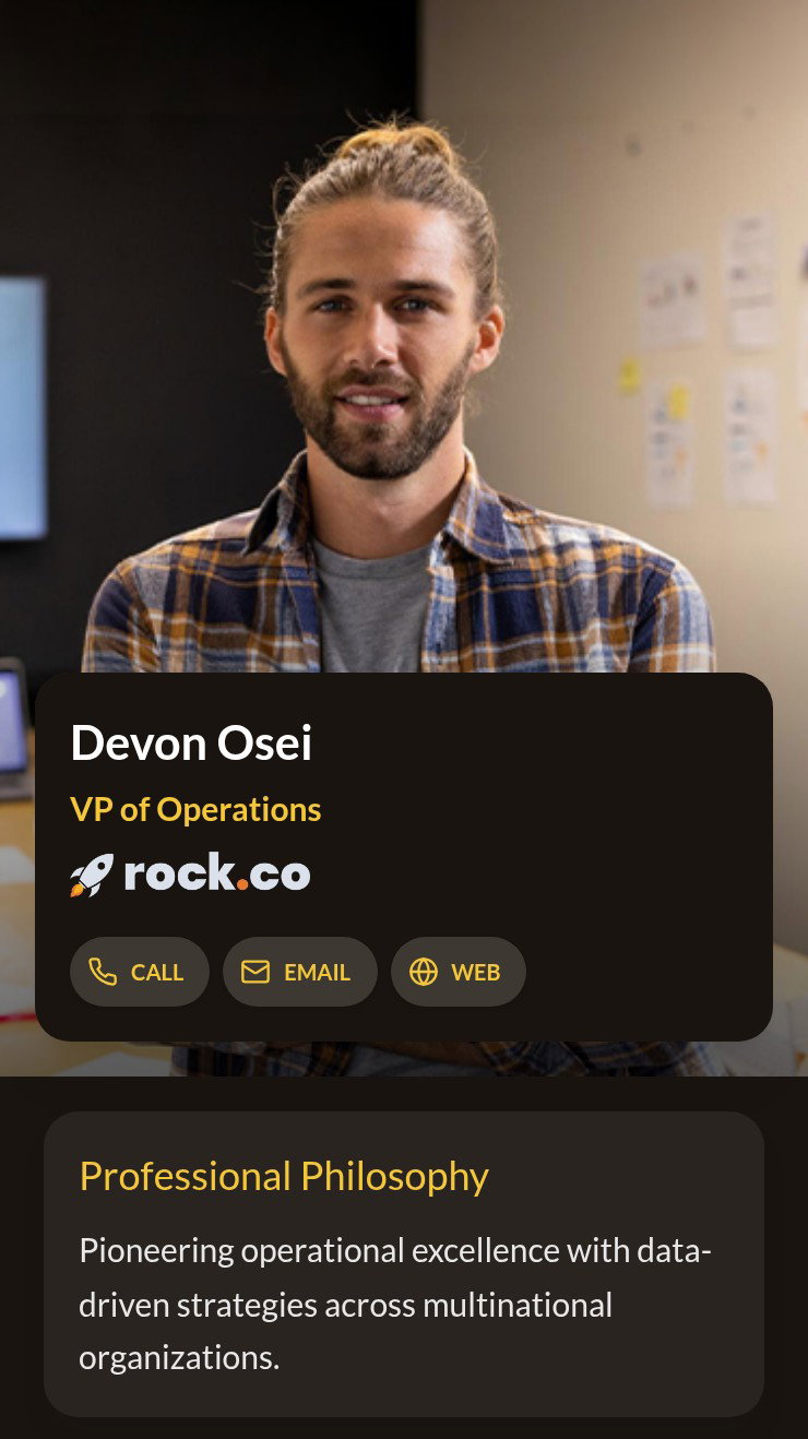 IT administrator card template